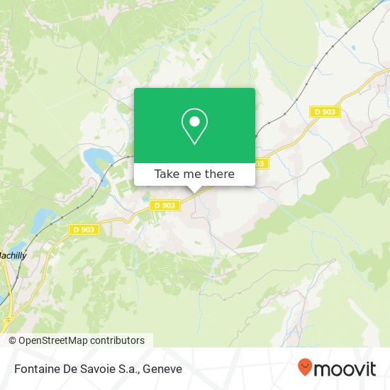 Fontaine De Savoie S.a. Karte