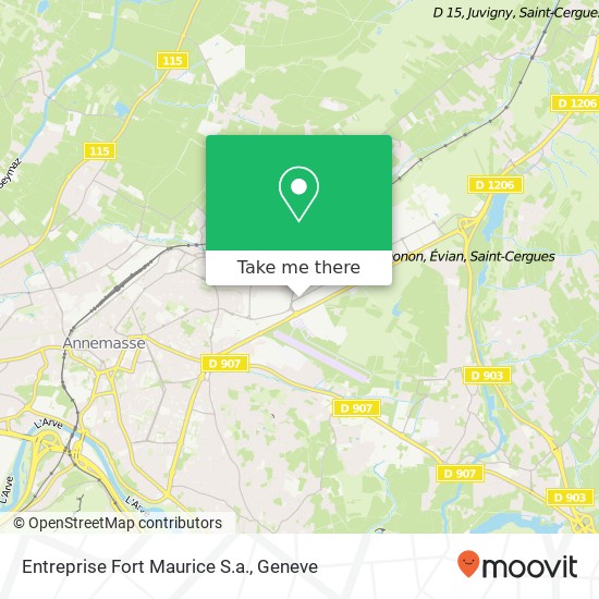 Entreprise Fort Maurice S.a. map