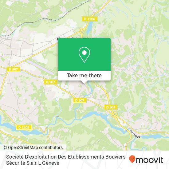 Société D'exploitation Des Etablissements Bouviers Sécurité S.a.r.l. map