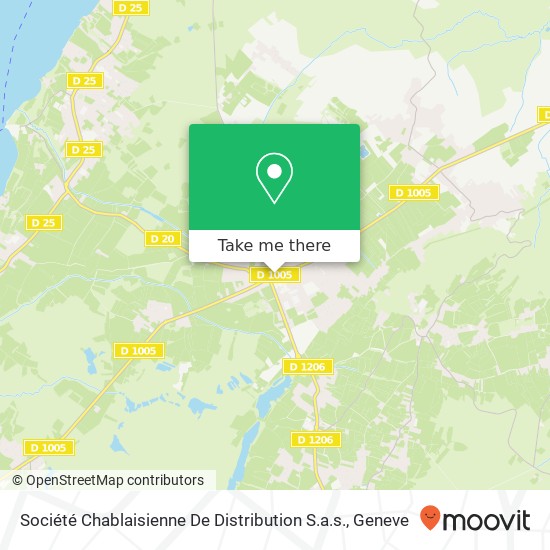 Société Chablaisienne De Distribution S.a.s. map