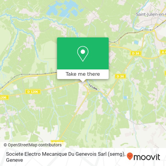 Societe Electro Mecanique Du Genevois Sarl (semg) Karte