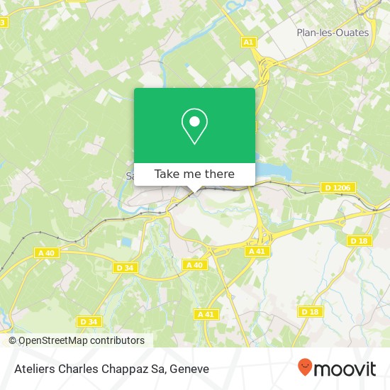 Ateliers Charles Chappaz Sa map