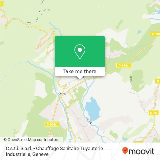 C.s.t.i. S.a.rl. - Chauffage Sanitaire Tuyauterie Industrielle map