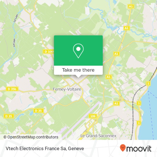 Vtech Electronics France Sa map