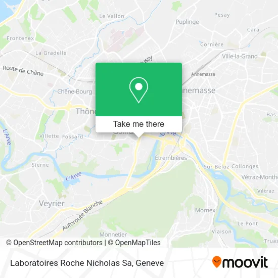 Laboratoires Roche Nicholas Sa map
