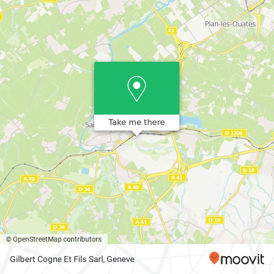 Gilbert Cogne Et Fils Sarl map