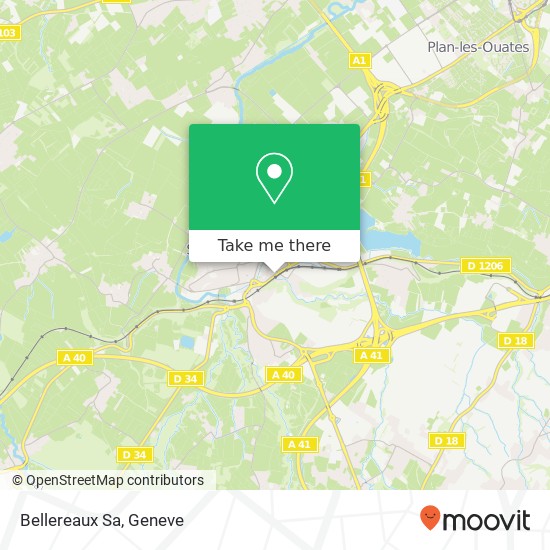 Bellereaux Sa map