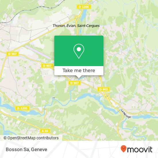 Bosson Sa map