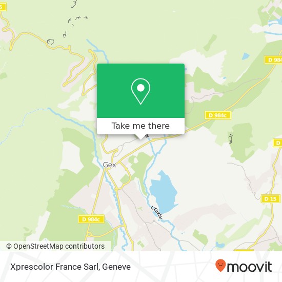 Xprescolor France Sarl map