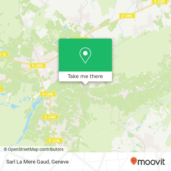 Sarl La Mere Gaud map