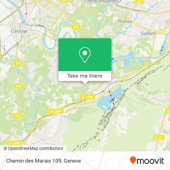 Chemin des Marais 109 map