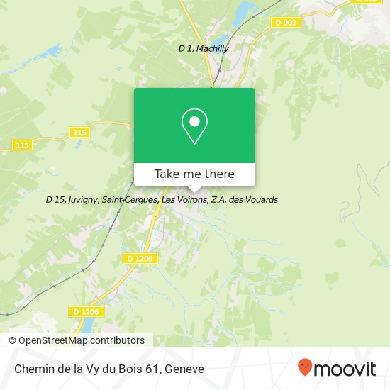 Chemin de la Vy du Bois 61 map