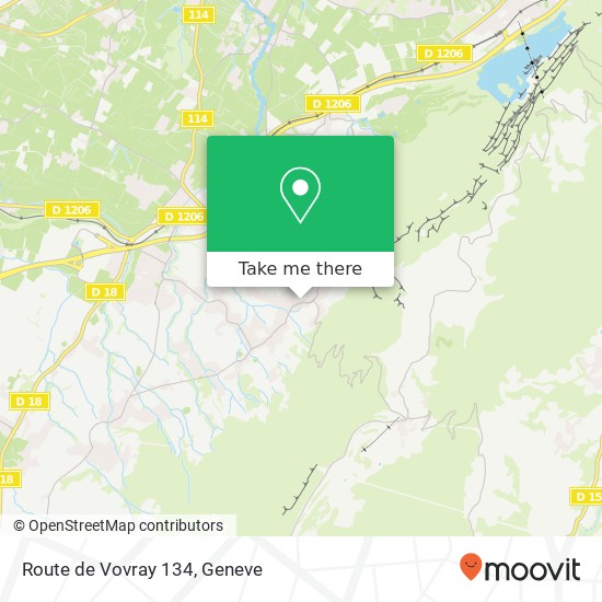 Route de Vovray 134 map
