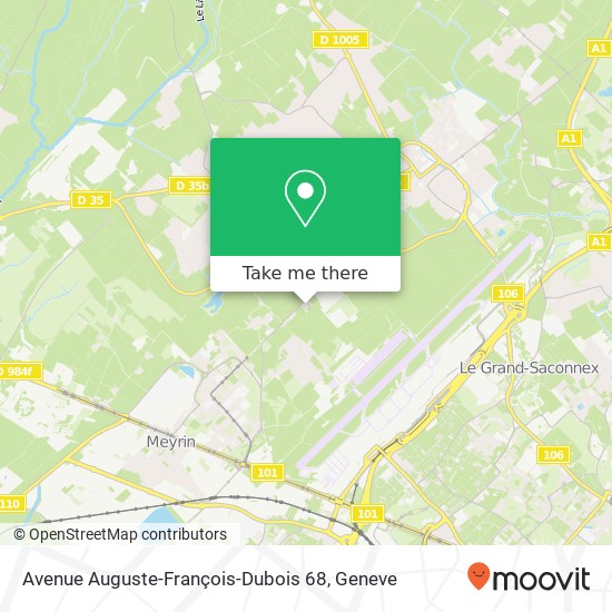 Avenue Auguste-François-Dubois 68 map