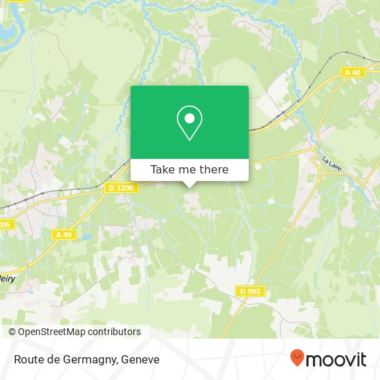 Route de Germagny Karte