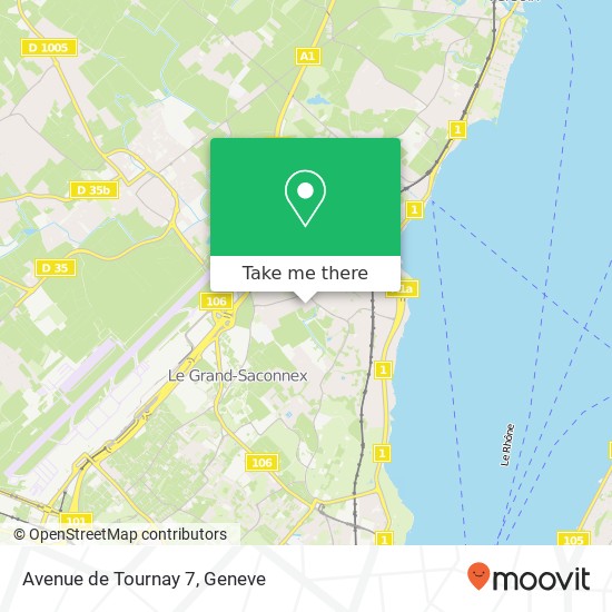 Avenue de Tournay 7 map