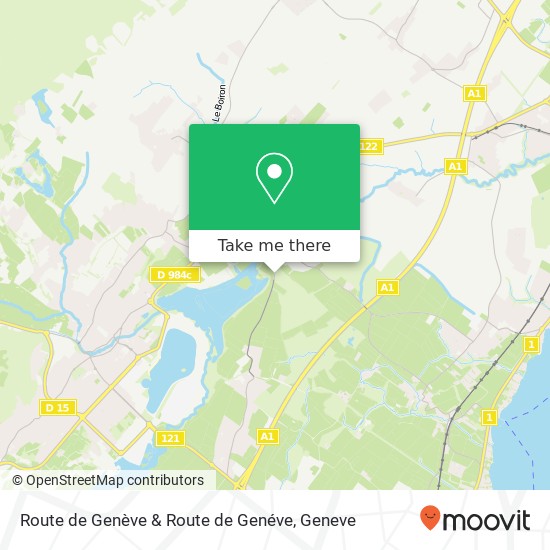 Route de Genève & Route de Genéve map