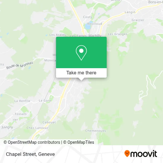 Rue de la Chapelle plan