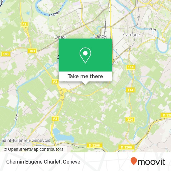 Chemin Eugène Charlet map