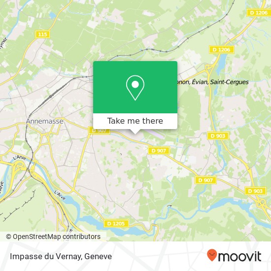 Impasse du Vernay map