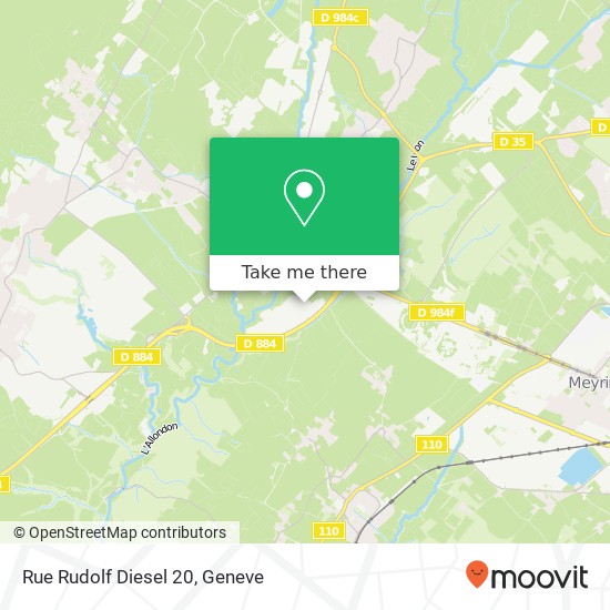 Rue Rudolf Diesel 20 map