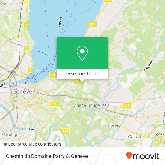 Chemin du Domaine-Patry 8 map