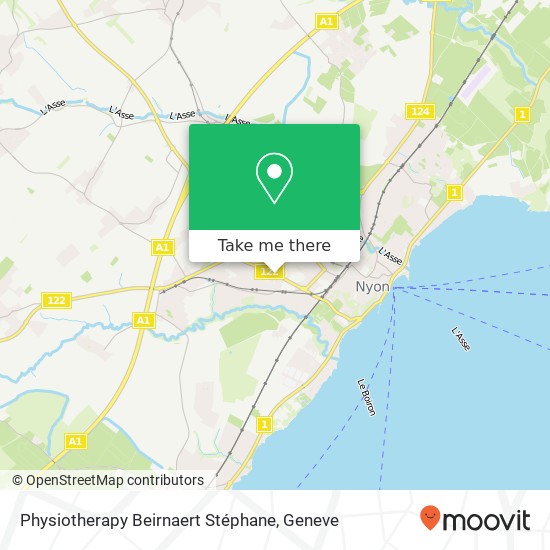 Physiotherapy Beirnaert Stéphane map