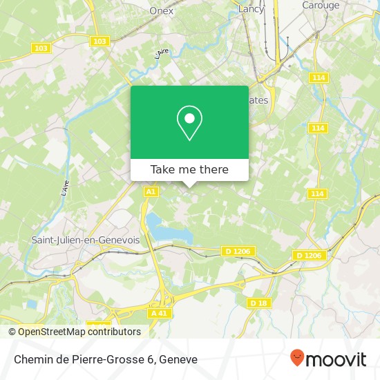 Chemin de Pierre-Grosse 6 map