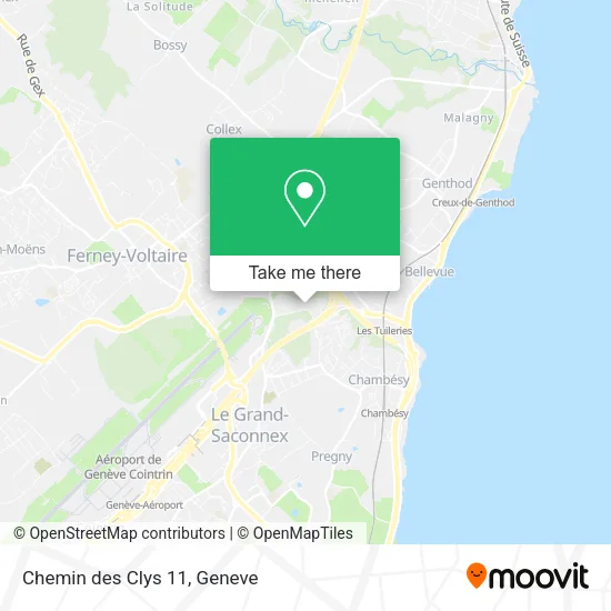 Chemin des Clys 11 map