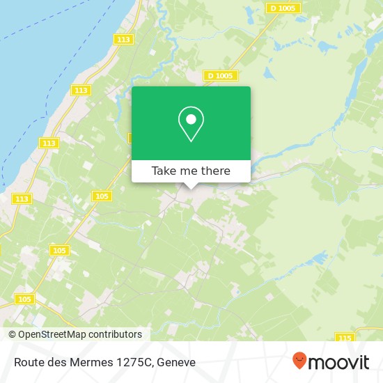 Route des Mermes 1275C map