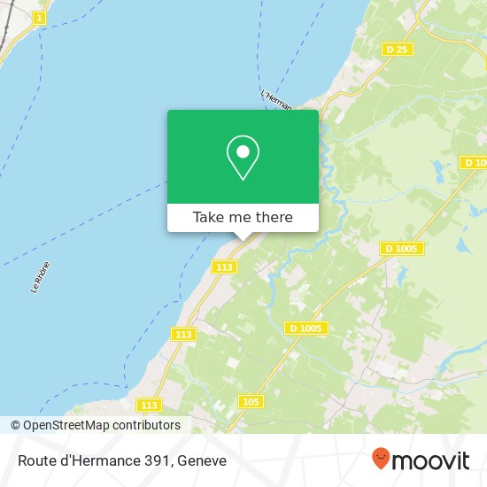 Route d'Hermance 391 Karte