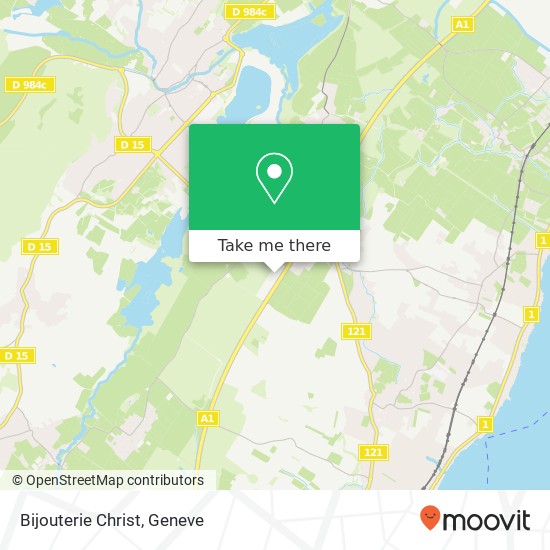 Bijouterie Christ map