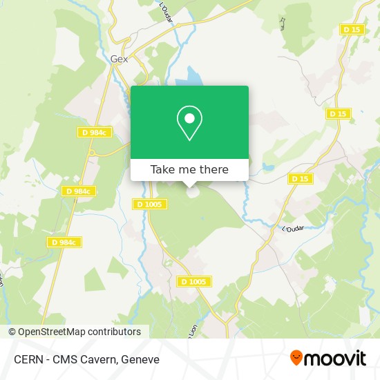 CERN - CMS Cavern Karte