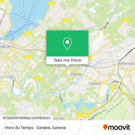 Hors du Temps - Genève Karte