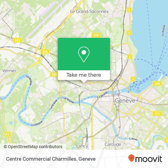 Centre Commercial Charmilles map