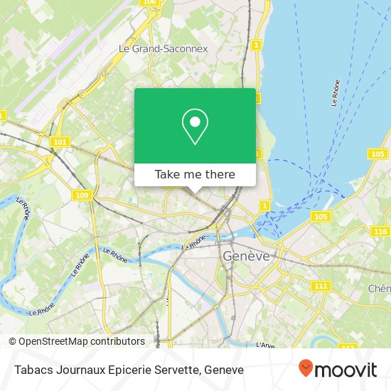 Tabacs Journaux Epicerie Servette, Rue de la Servette 44 1202 Genève map