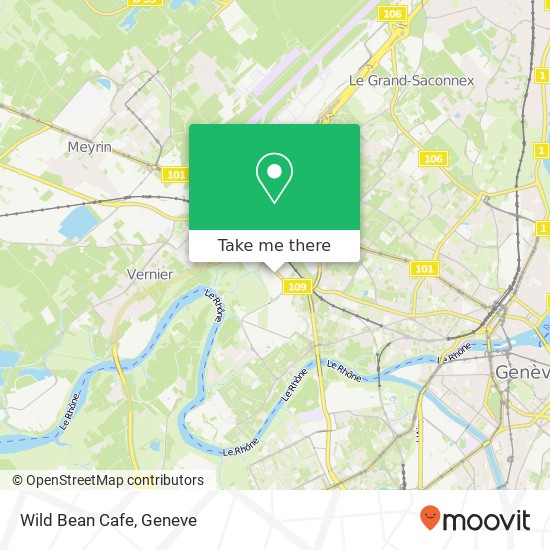 Wild Bean Cafe, Route de Vernier 137 1214 Vernier map