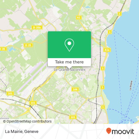 La Mairie, Route de Colovrex 1218 Le Grand-Saconnex Karte