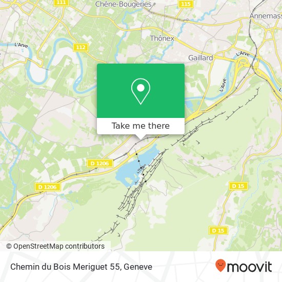 Chemin du Bois Meriguet 55 map