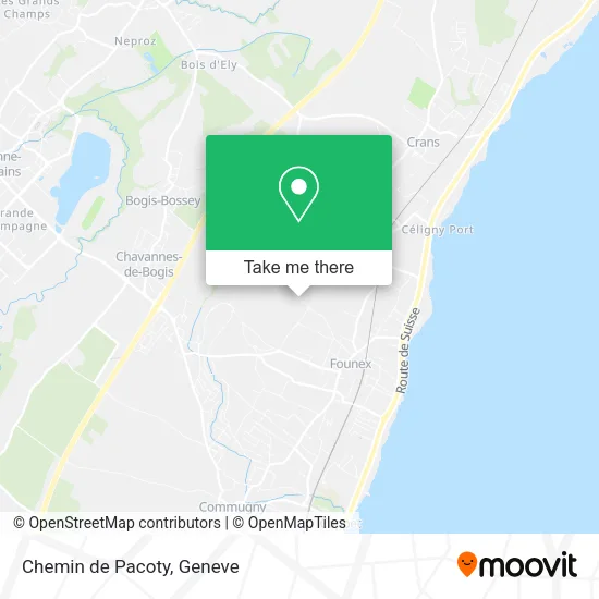 Chemin de Pacoty map