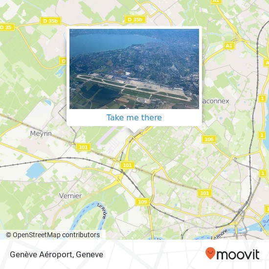 Genève Aéroport map