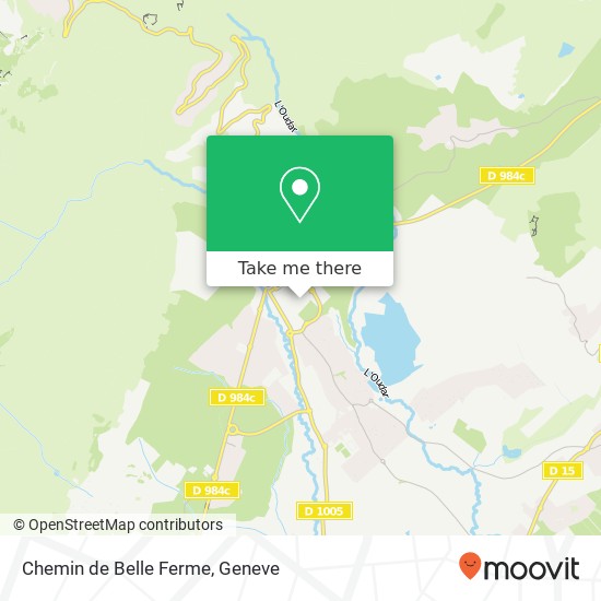 Chemin de Belle Ferme map