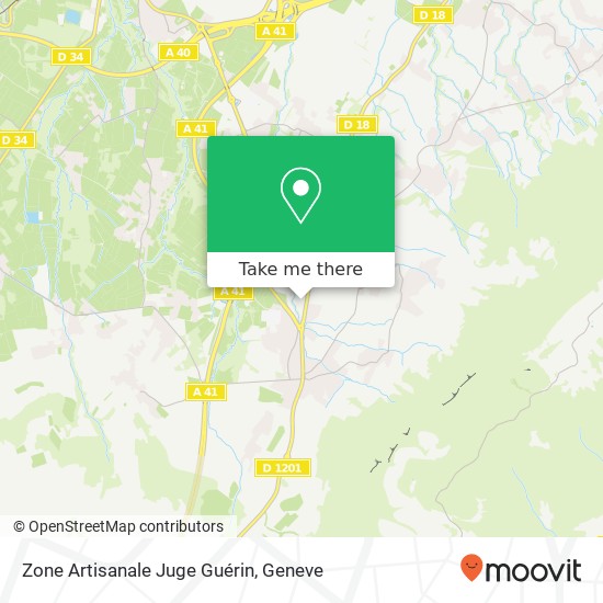 Zone Artisanale Juge Guérin map