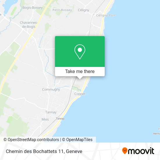 Chemin des Bochattets 11 map