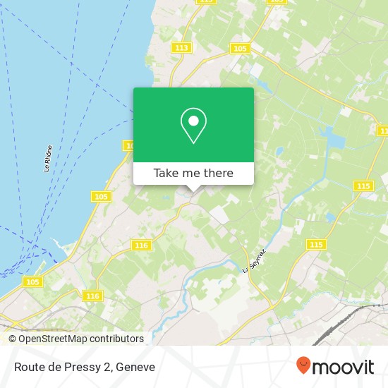 Route de Pressy 2 map