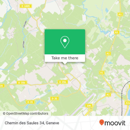 Chemin des Saules 34 map