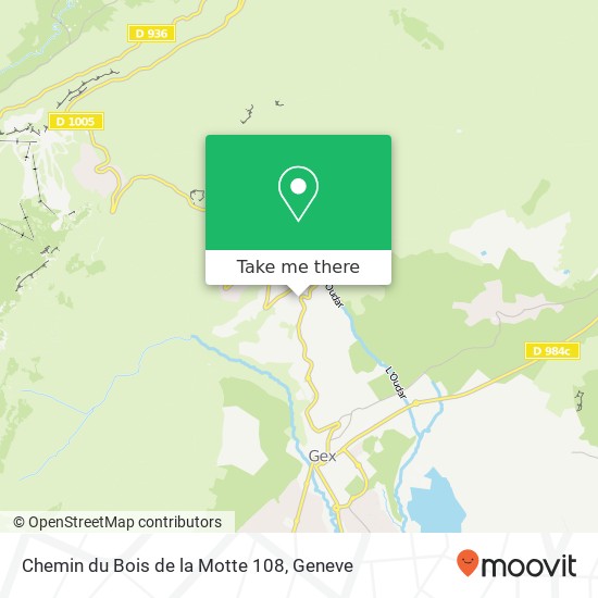 Chemin du Bois de la Motte 108 Karte