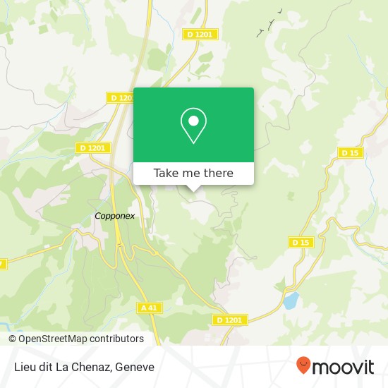 Lieu dit La Chenaz map