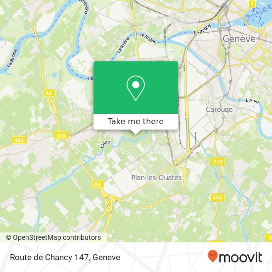 Route de Chancy 147 Karte