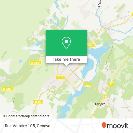 Rue Voltaire 105 map